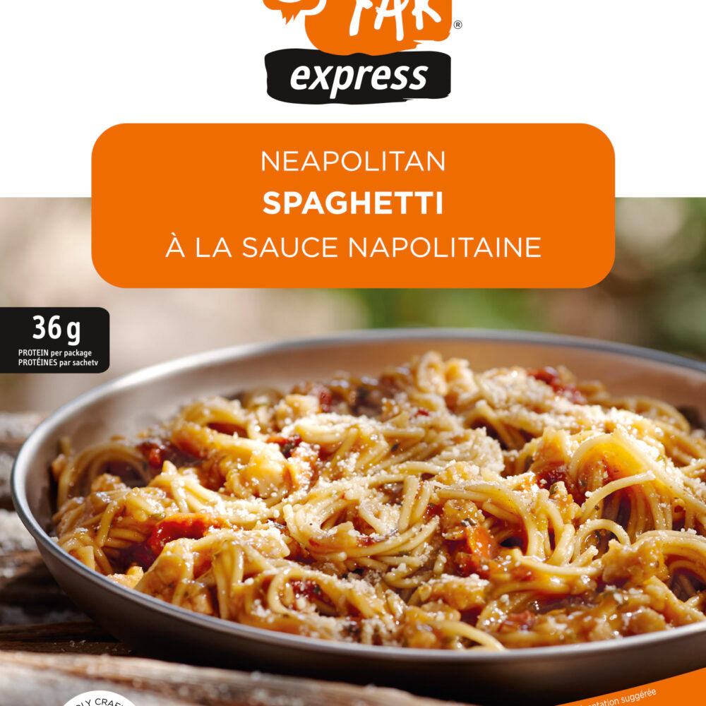 Spaghetti Classic avec sauce à la viande, Repas Lyophilisée